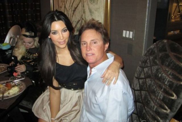 Kim and the main man in her life these days, her step-father Bruce Jenner
